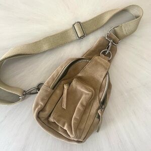 Free People Hudson Suede Sling Bag